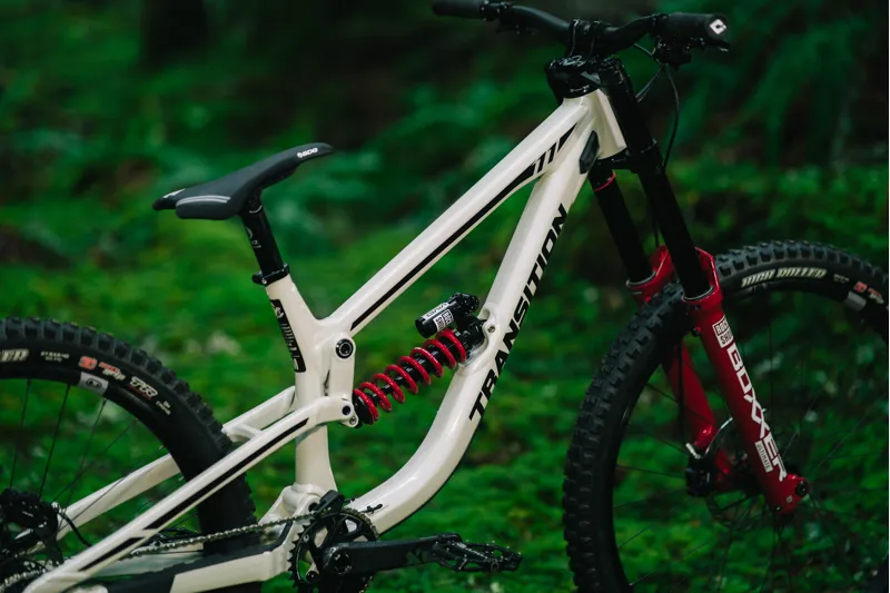 Transition TR11 Alloy DH GX Complete MTB Downhill Bike Glacier White-3