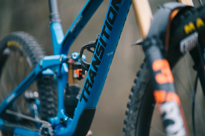 Transition Bikes Frame Keeper Cycle Frame Protector Kit Clear Matte Black Logo-3