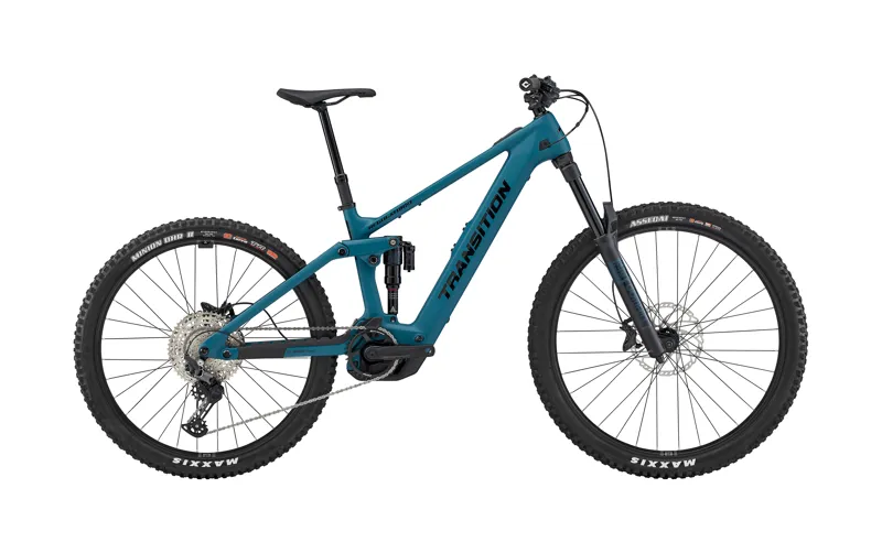 Transition Regulator CX Carbon MTB Deore Complete Ebike Salish Sea Blue