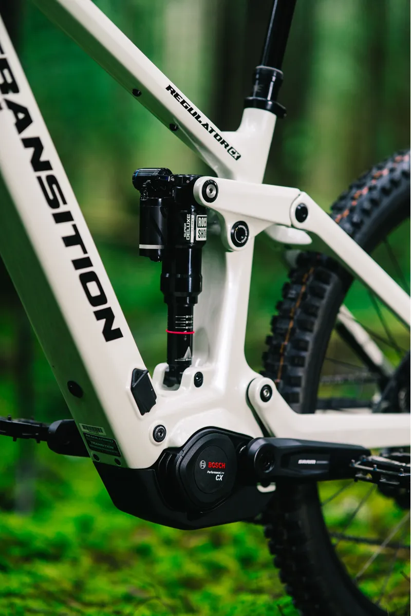 Transition Regulator CX Carbon MTB Deore Complete Ebike Glacier White-10