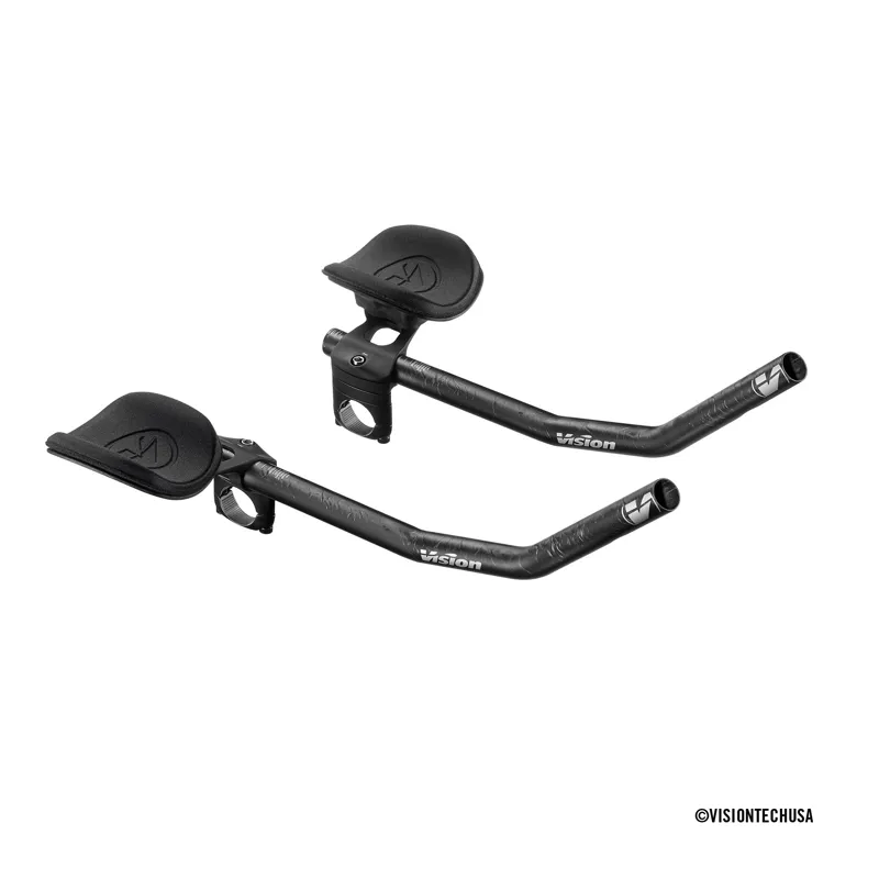 Vision TriMax Carbon Adjustable TT Clip-On Bar J-Bend