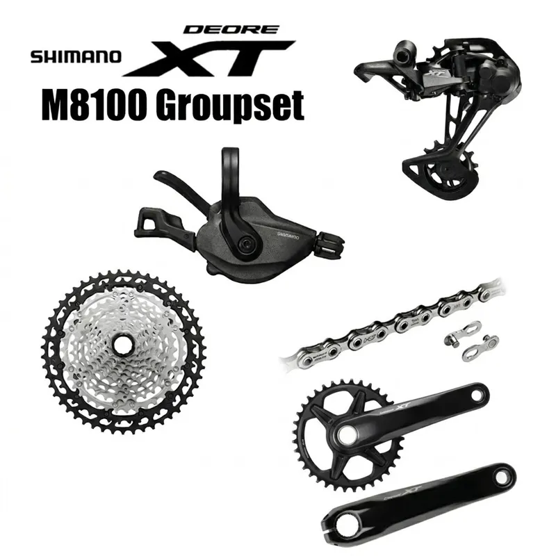 Shimano XT M8100 1x12 Mechanical Drivetrain - 170mm Chainset