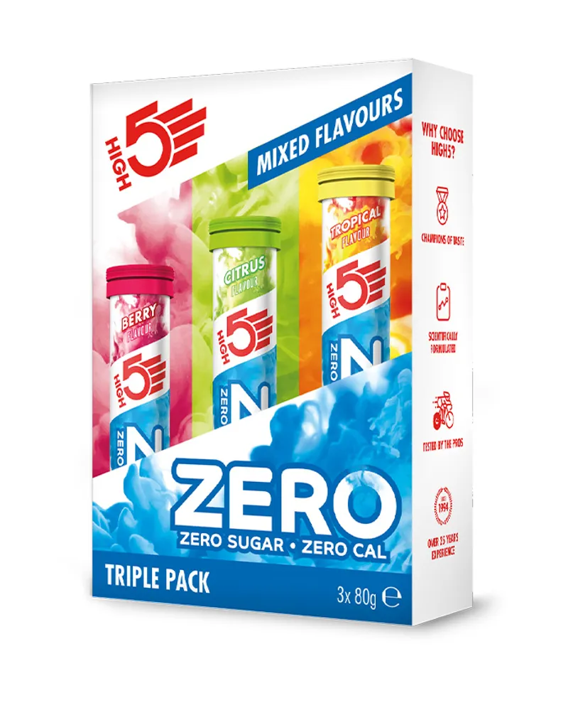 High5 ZERO Electrolyte Tabs Triple Pack-1