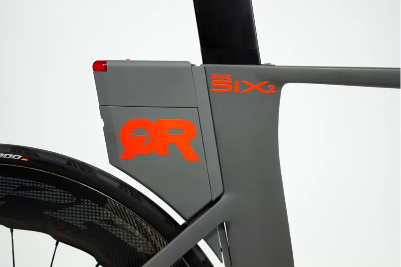 Quintana Roo PRsix 2 Disc Tri Frameset Cool Mint Black-5