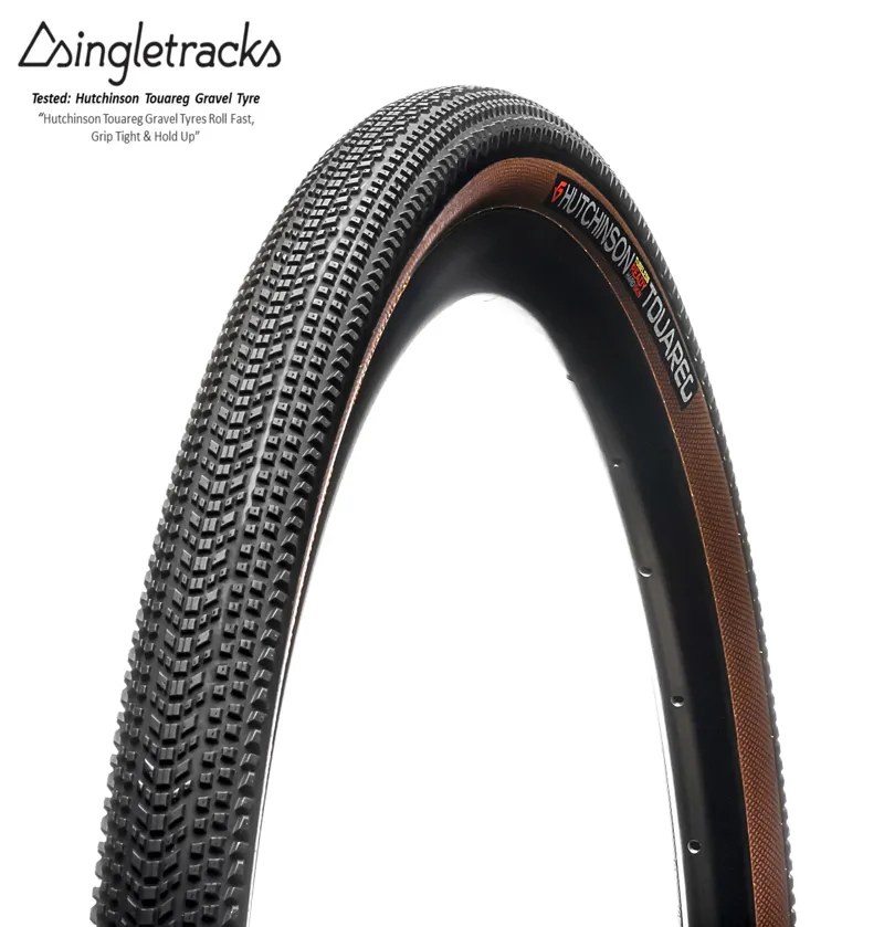 Hutchinson Touareg FR Tubeless Ready Gravel/Adventure Bike Tyre Tan Wall 700 x 40