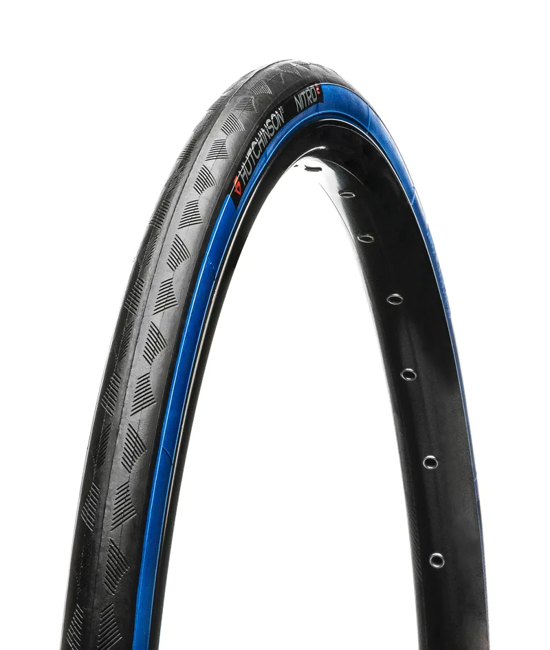 Hutchinson Nitro 2 Road Leisure Tyre 700 x 25 Blue Coloured Stripe