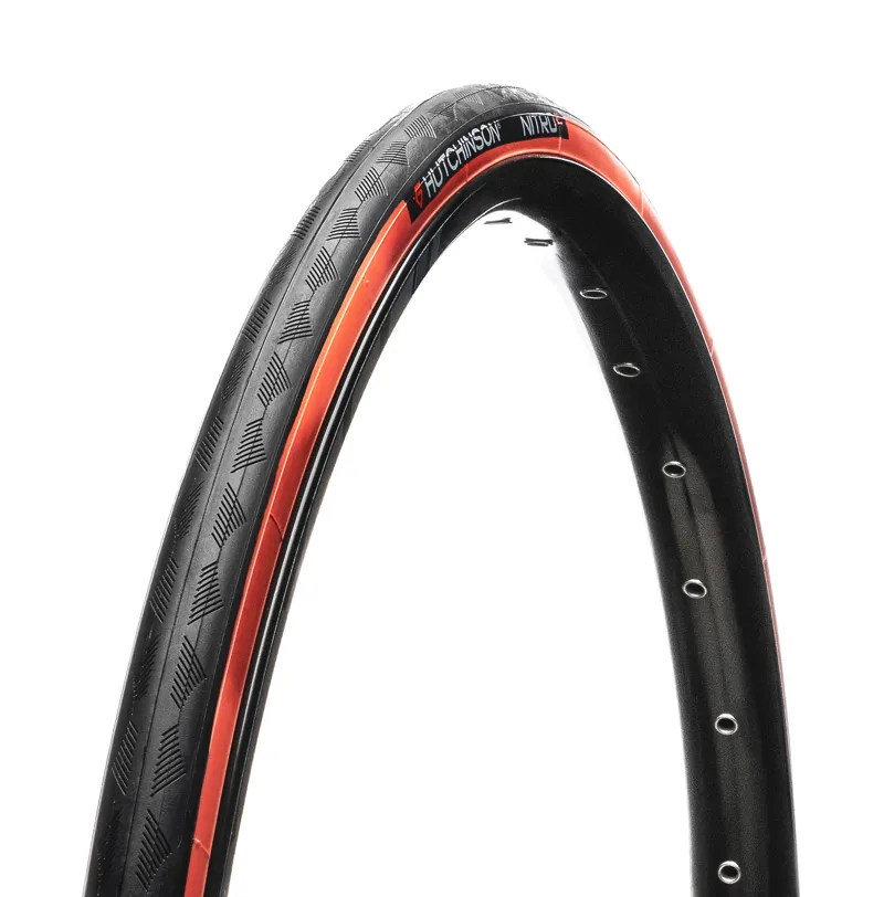 Hutchinson Nitro 2 Road Leisure Tyre 700 x 25 Red Coloured Stripe