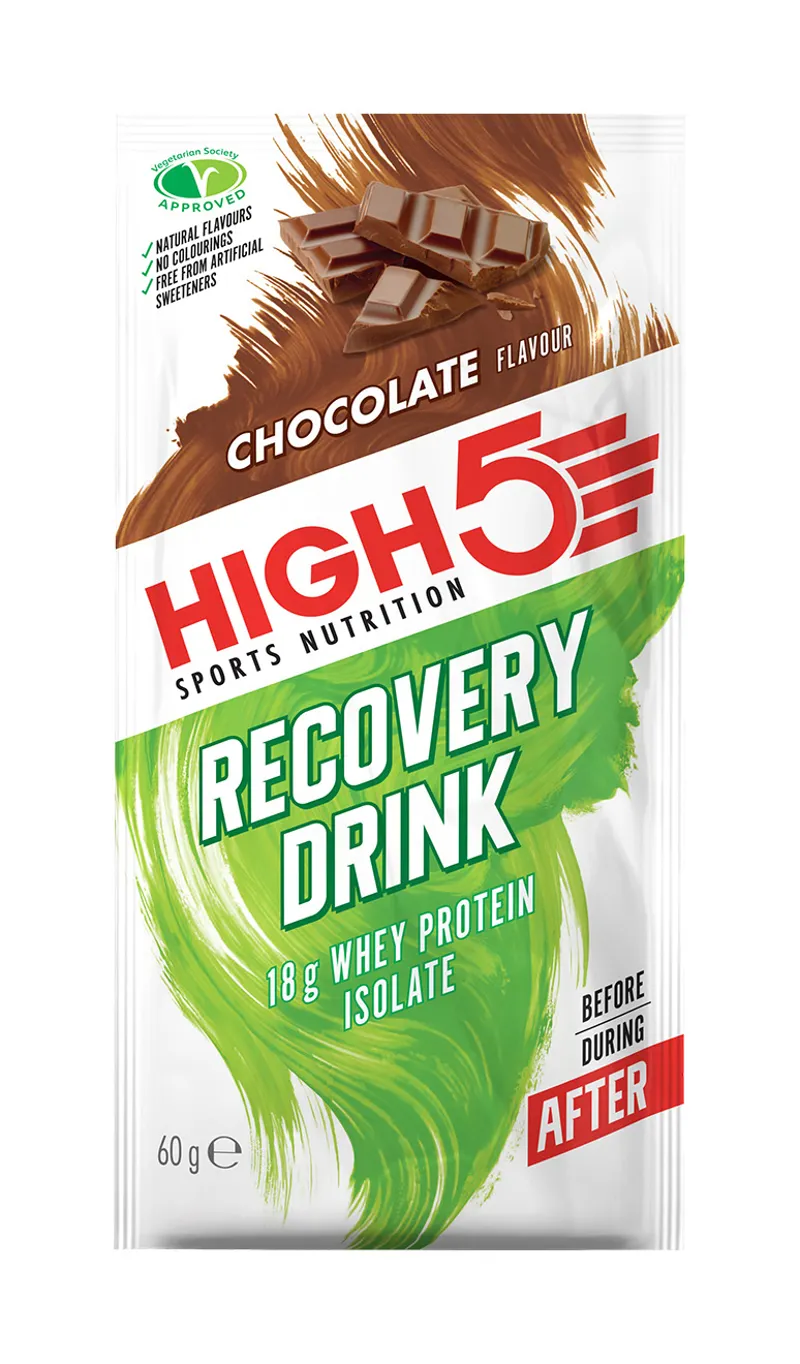 High5 Recovery Drink Sachet x 9 60g Various Flavours-1