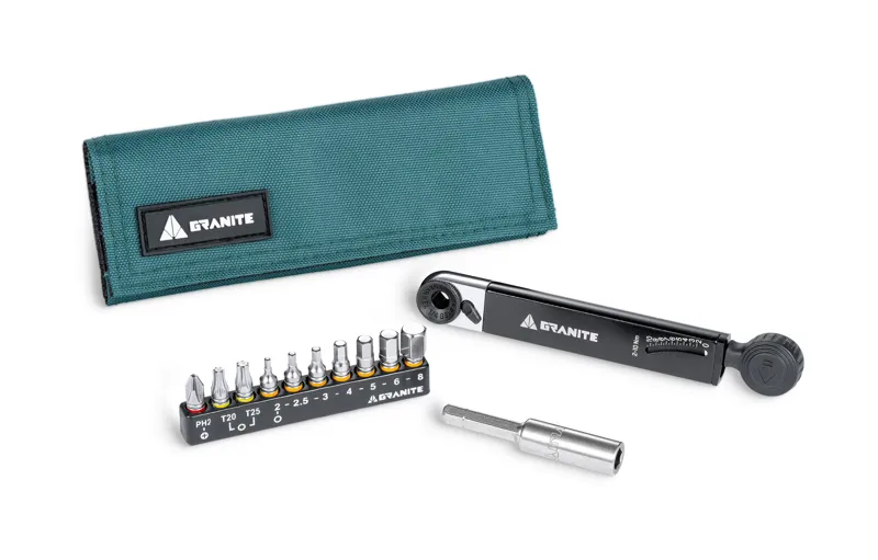 Granite ROCKnROLL TQ Cycle Tool Kit With Mini Torque Wrench Green