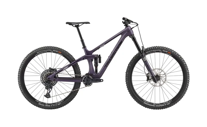 Transition Spire Carbon MTB GX TRP Complete Bike Huckleberry