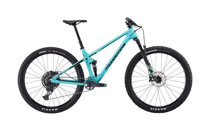 Transition Spur All Country Carbon MTB SRAM GX Complete Bike Aqua