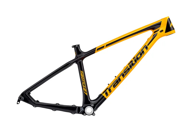 Transition Throttle 2017 Carbon Frame Set Hot Mustard