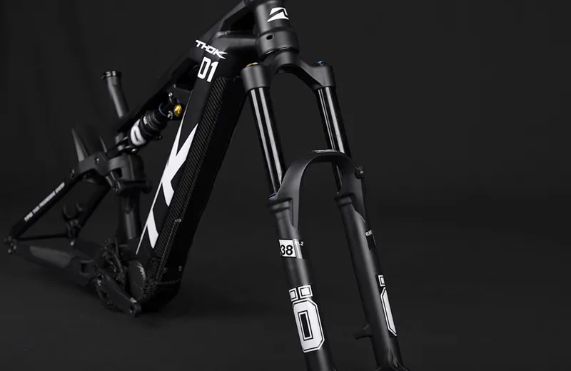 THOK TK01 Ohlins Dream Ebike Frame Kit 2022 Black White
