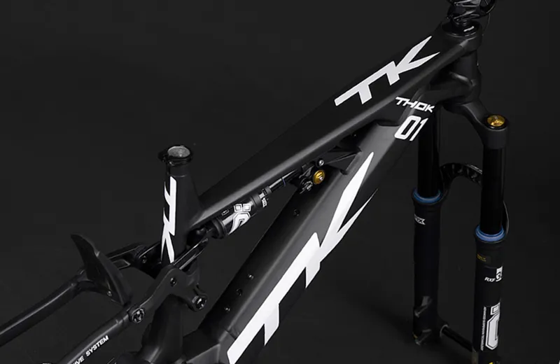 THOK TK01 Ohlins Dream Ebike Frame Kit 2022 Black White