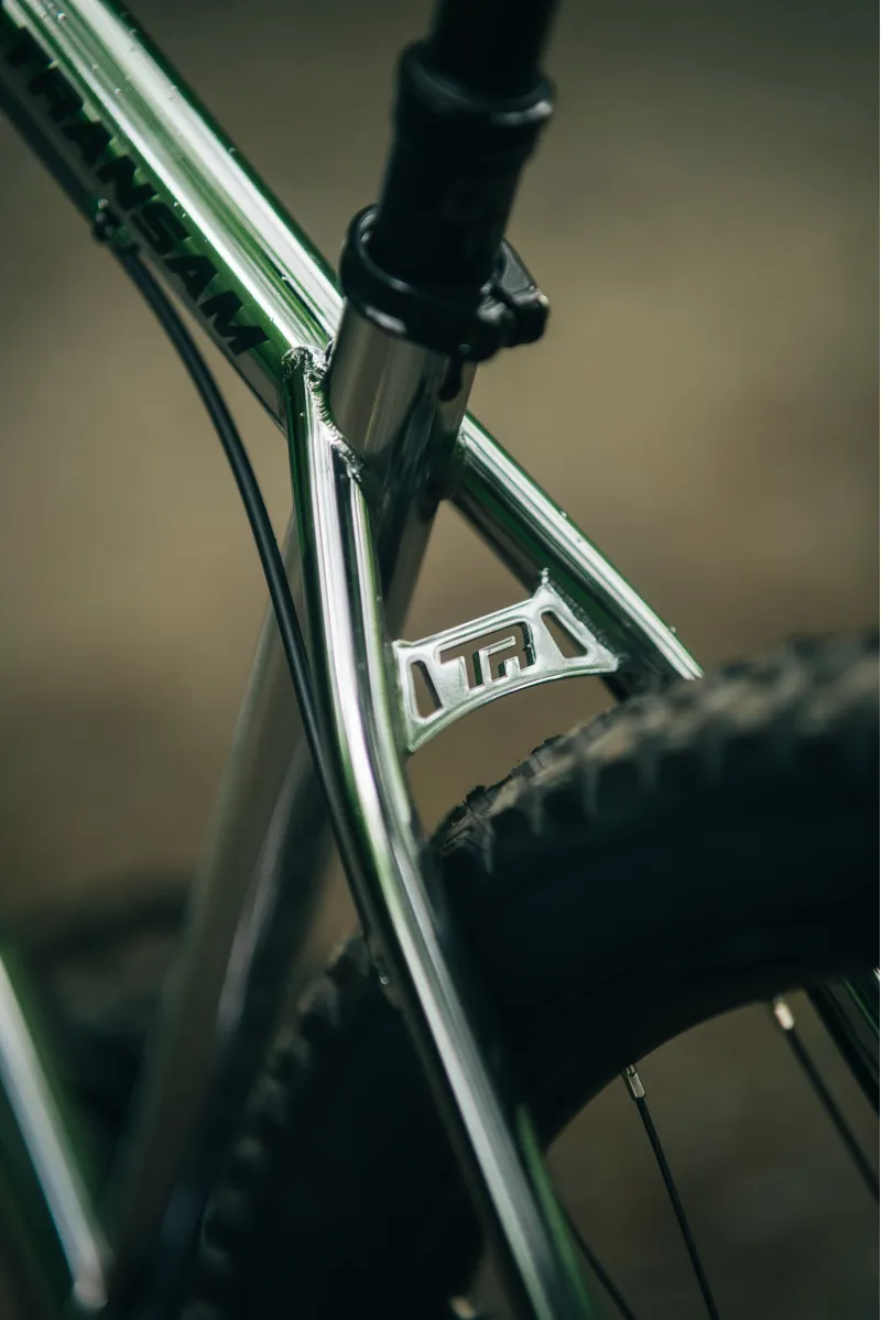 Transition TransAm Steel Hardtail MTB Frameset Chrome-8