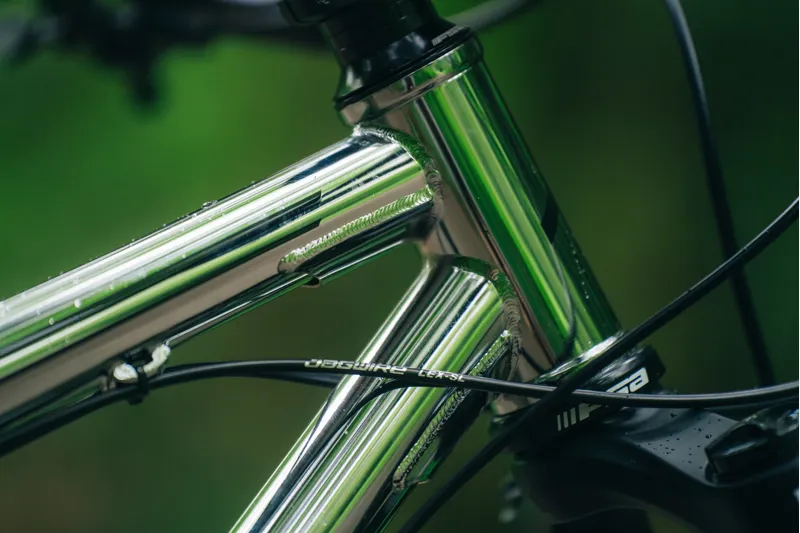 Transition TransAm Steel Hardtail MTB Frameset Chrome-9