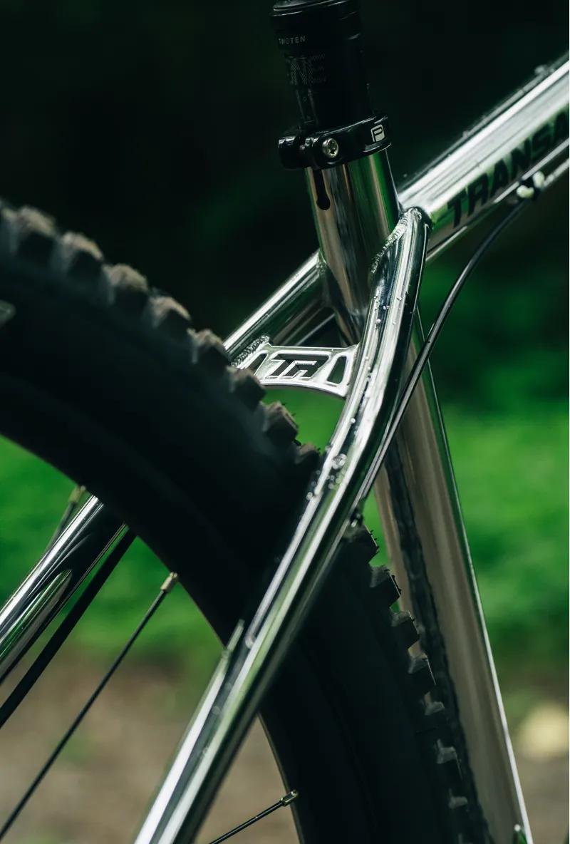 Transition TransAm Steel Hardtail MTB Frameset Chrome-10