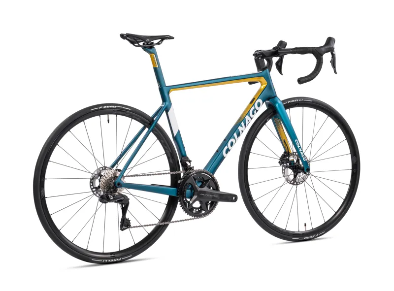Colnago V3 Disc 2023 Complete Road Bike Shimano Ultegra Di2 12 spd Blue Gold White MKBL-2