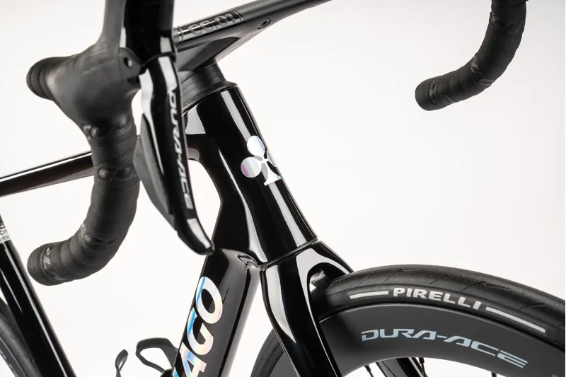 Colnago V4RS Disc 2024 Carbon Road Frameset Glossy Black Grey Code RVBO-4