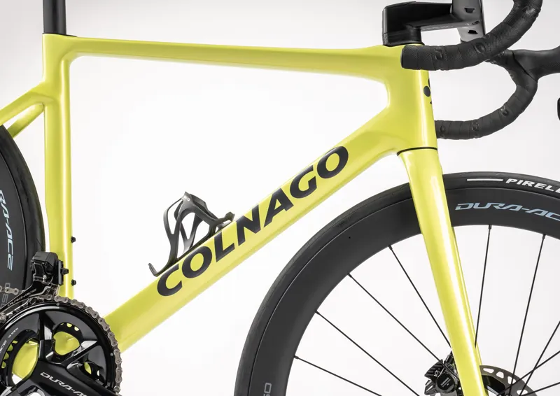 Colnago V4RS Disc 2024 Carbon Road Frameset Matte Lime Code RVLM-3