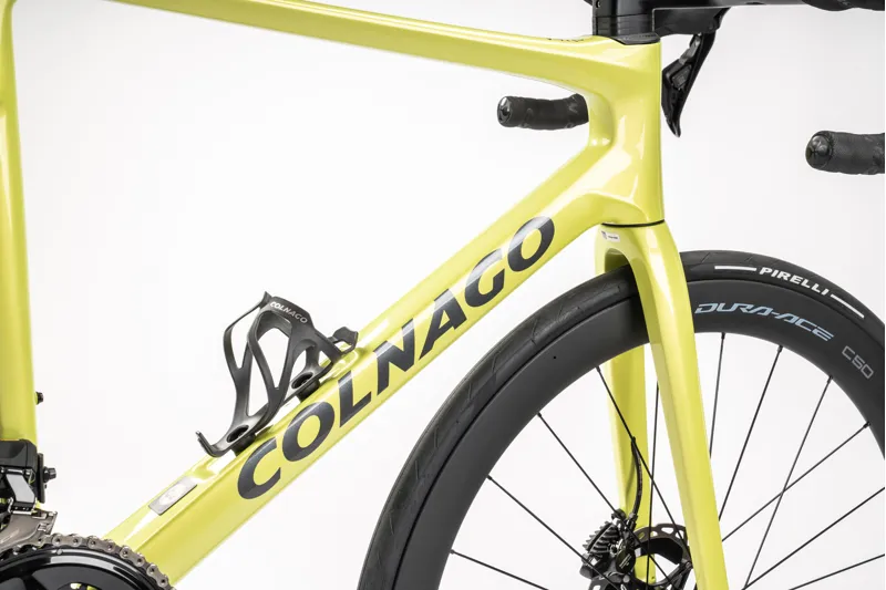 Colnago V4RS Disc 2024 Carbon Road Frameset Matte Lime Code RVLM-7