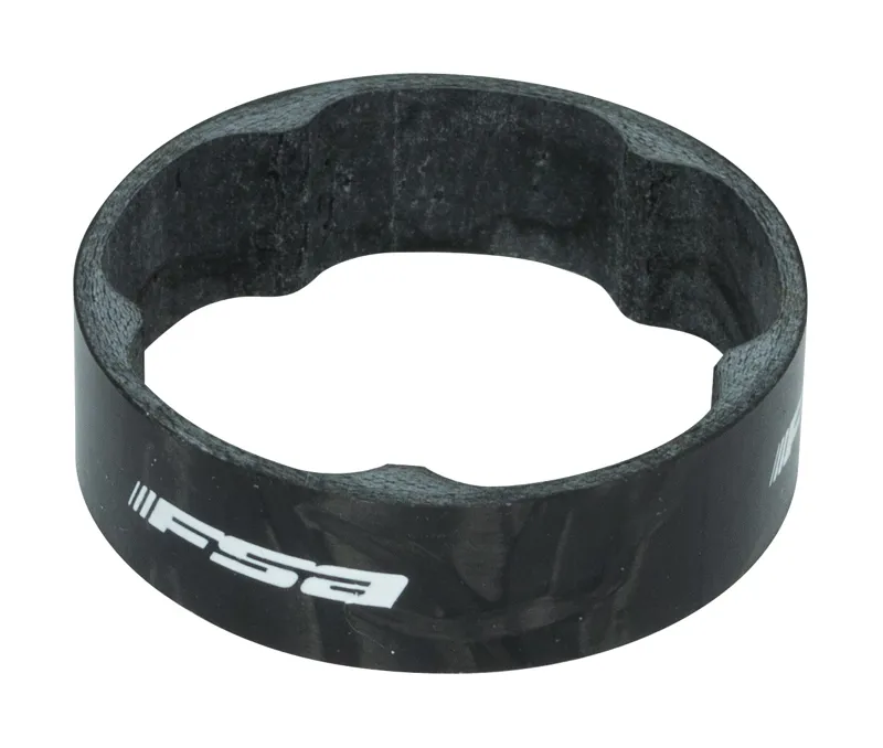 FSA 1.1/8 Carbon Headset Spacers in Black