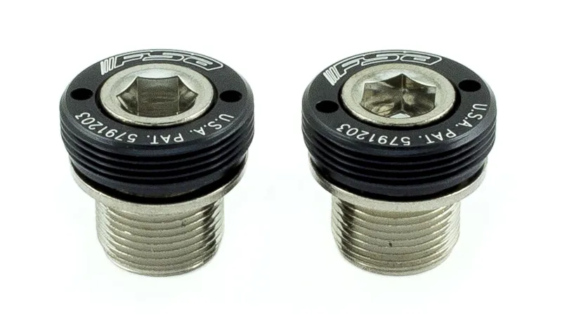 FSA ISIS Crank Bolts M15 Steel in Black