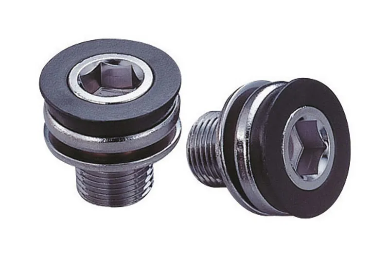 FSA Replacement ISIS Steel Crank Bolts M15 in Black