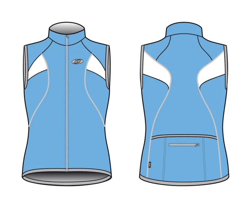 BBB CoolGirl  Womens Sleeveless Cycling Jersey Blue BBW-108-3