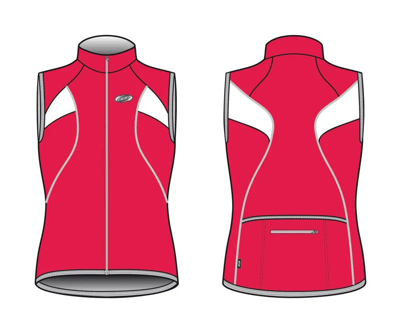 BBB CoolGirl  Womens Sleeveless Cycling Jersey Red BBW-108-3