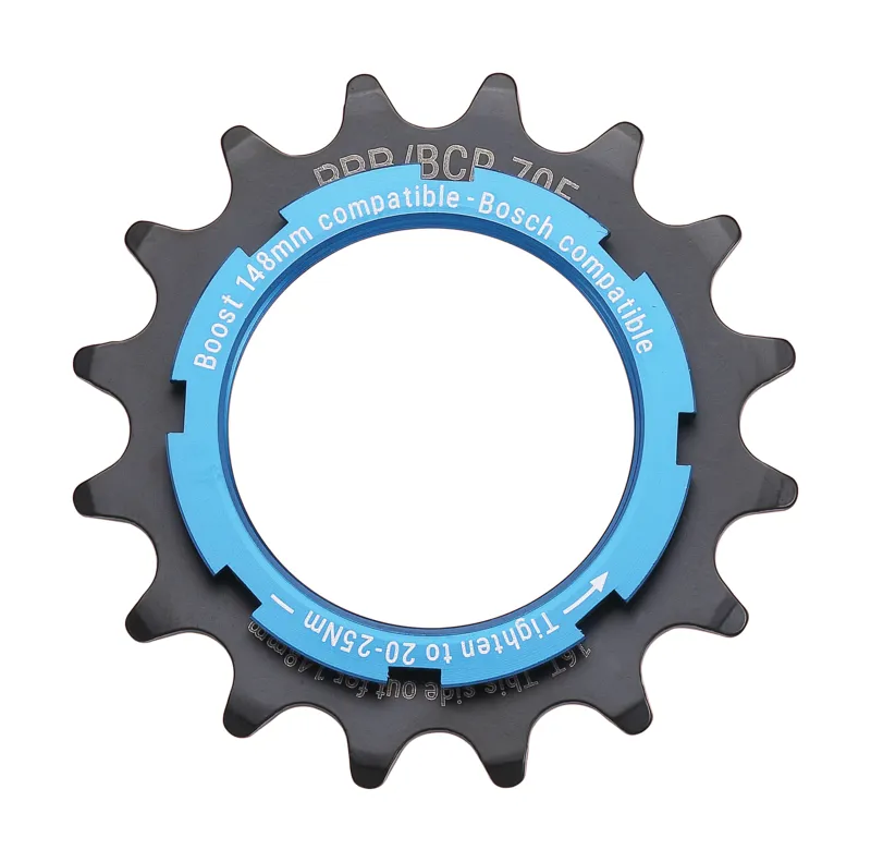 BBB E-Bike Sprocket with Boost Adapter Bosch Gen 2 Grey Blue BCR-70E-3
