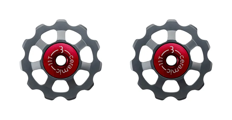 BBB AluBoys Ceramic Jockey/Pulley Wheels Grey 11/12T BDP-22