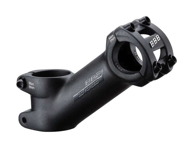 BBB HighRise Stem 25.4mm  35 Degree Black BHS-24