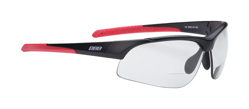 BBB Impress Reader Sport Glasses Black PH Lens +2.5 BSG-48PH